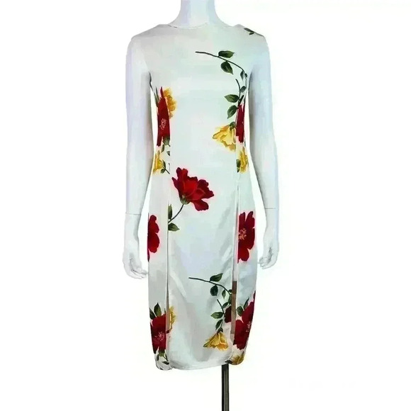 Unbranded Vintage Red Yellow Dress - Picture 8 of 8